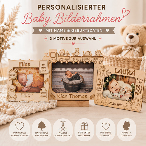 Personalisierte baby holztafel - personalisierte,