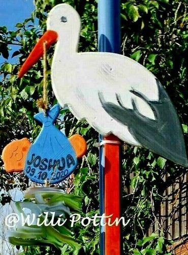 Storch zur geburt - zur,