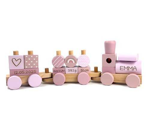 Holzzug personalisiert mit - holzzug,