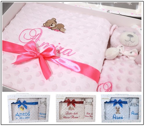Geschenkset babydecke mit - geschenkset,