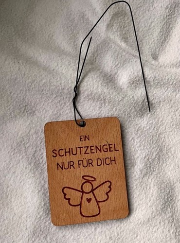 Schutzengel holztäfelchen - schutzengel,