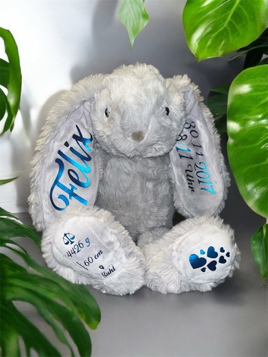 Personalisierter kuschelhase - personalisierter,