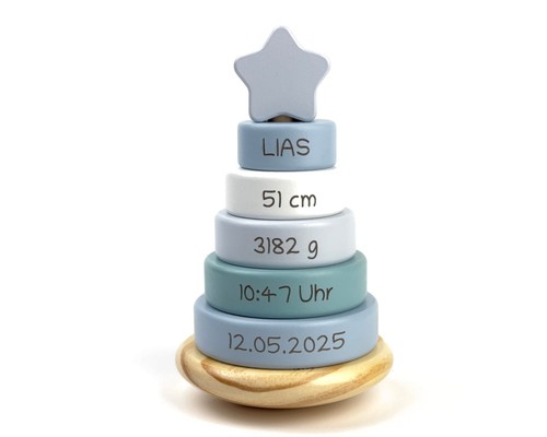 Stapelturm personalisiert mit - stapelturm,