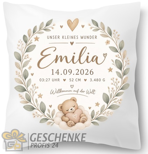 Geburtskissen personalisiert
