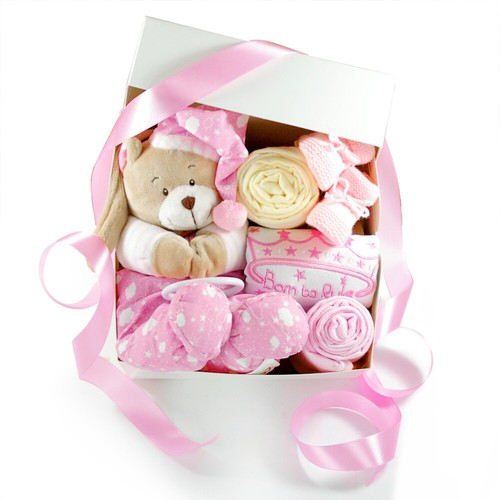 Baby geschenkbox zur geburt - geburt, |