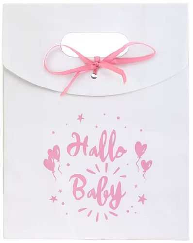 Baby geschenktüte hallo - geschenktüte, "hallo