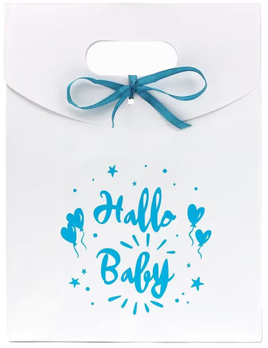 Baby geschenktüte hallo - geschenktüte, "hallo