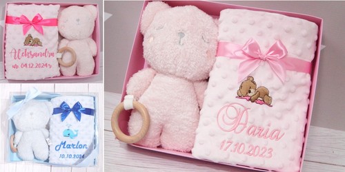 Geschenkset babydecke mit - babydecke,