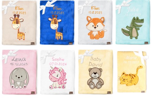 Personalisierte babydecke mit - babydecke,