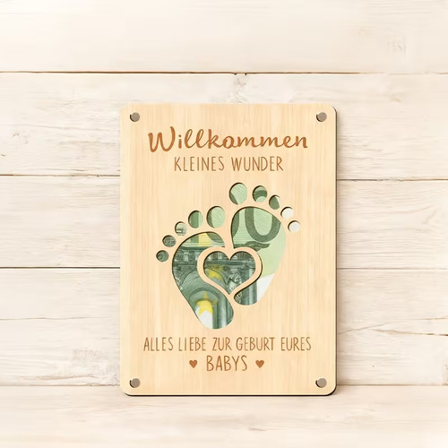 Geldgeschenk zur geburt - zur, *
