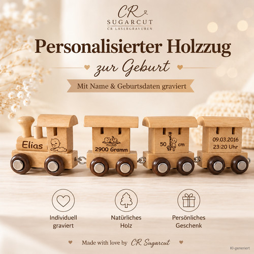 Personalisierter holzzug zur - personalisierter,