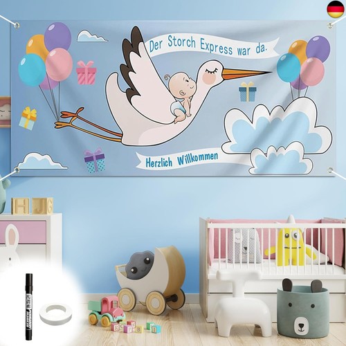 Storch geburt banner set - geburt, 160